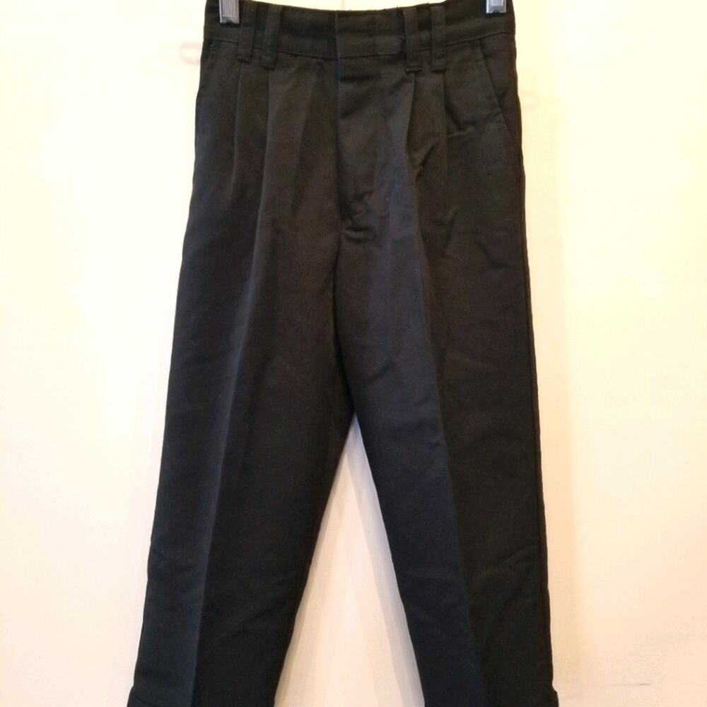 George Boy's Black Dress Pants Comfortable Elastic Waist Women's Size 6 Regular